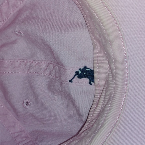 Polo Ralph Lauren Baseball Cap Pink Embroidered Logo - Picture 9 of 11